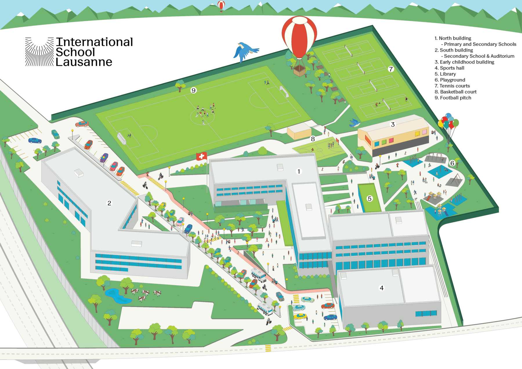 International School of Lausanne (ISL) — boarding school campus